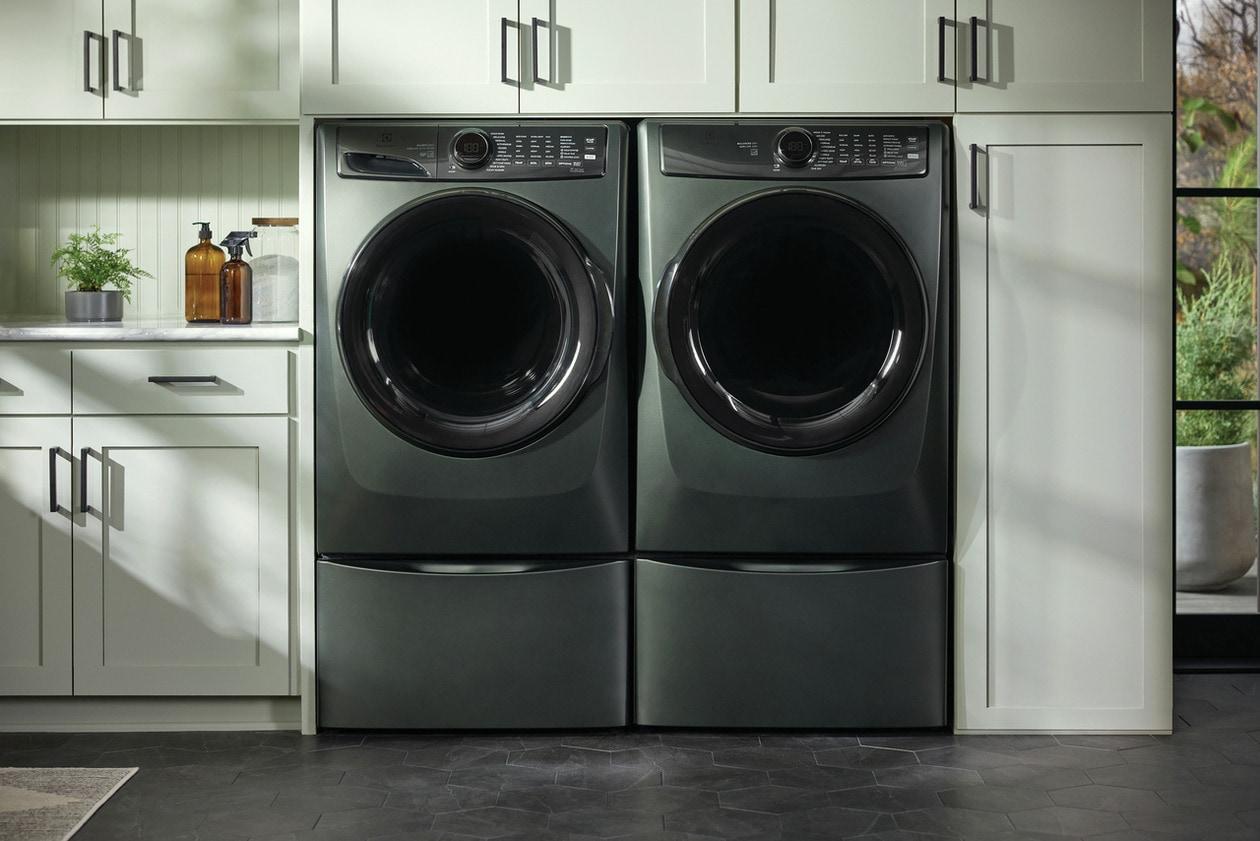 ELFE7738AA Electrolux Front Load Perfect Steam™ Electric Dryer with Balanced Dry™ and Instant Refresh - 8.0 Cu. Ft.