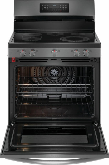 Frigidaire GCRE3060BD 30" Rear Control Electric Range with Total Convection