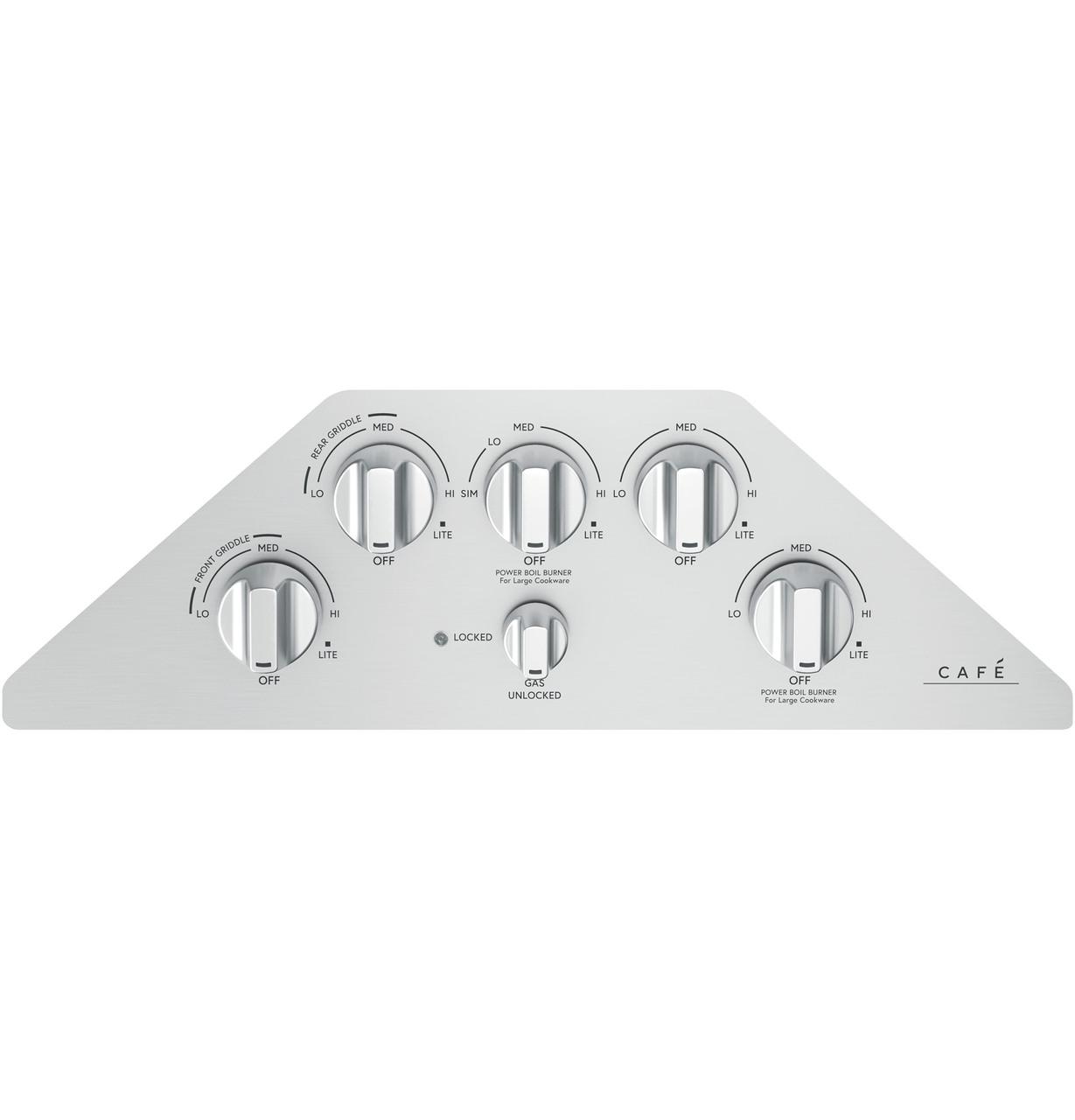 Cafe CGP95362MS1 CAF(EBACK)™ 36" Gas Cooktop