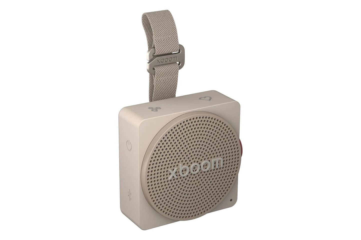 MINIANOALWG LG xboom Mini  Bluetooth Speaker  xboom Signature Sound by will.i.am with 10 hrs of playback, Warm Grey