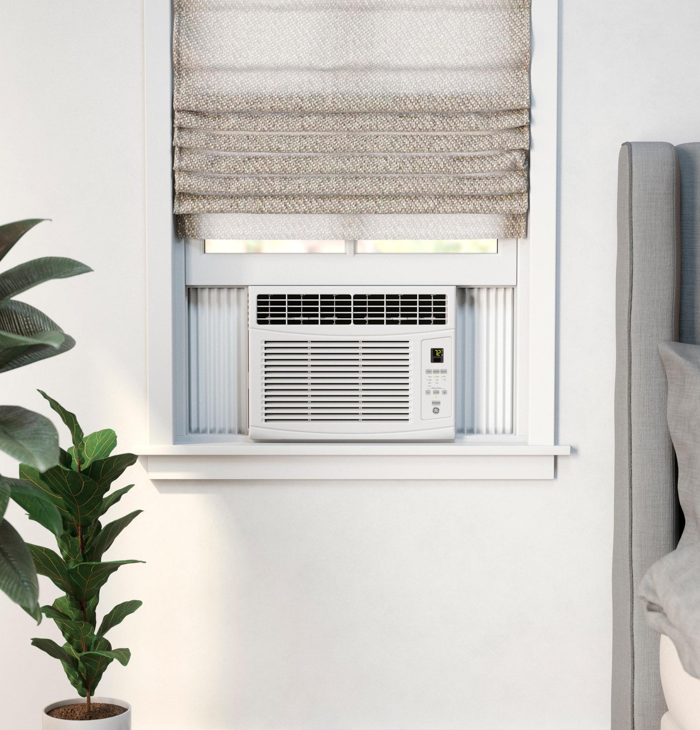 AHEE06AC GE® 6,000 BTU Electronic Window Air Conditioner for Small Rooms up to 250 sq ft.