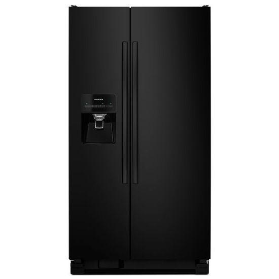 Amana® Side-by-Side Refrigerator with Dairy Center - Black