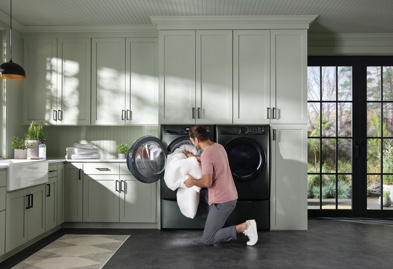 ELFE7738AA Electrolux Front Load Perfect Steam™ Electric Dryer with Balanced Dry™ and Instant Refresh - 8.0 Cu. Ft.