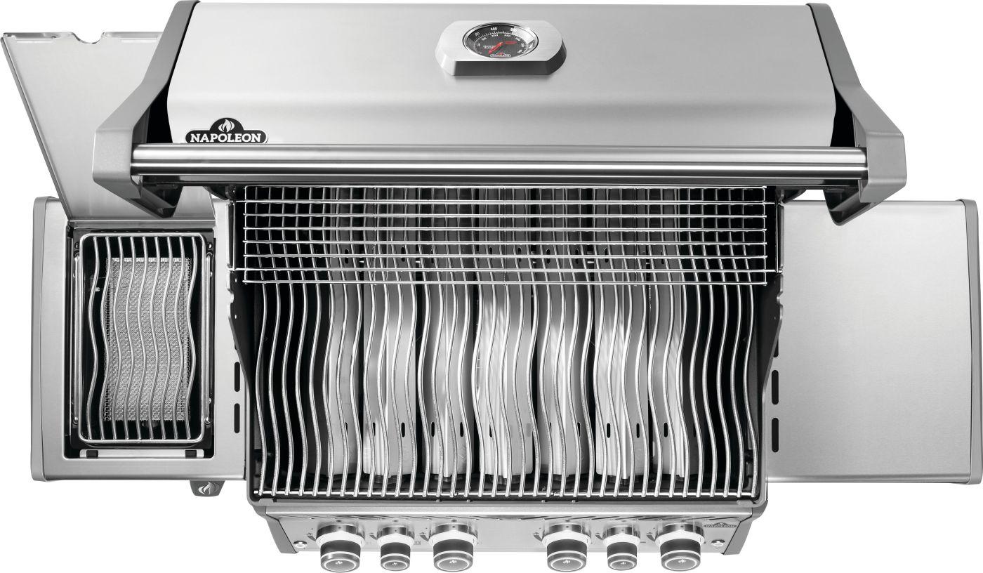 Napoleon Bbq RP525SIBNSS2 Rogue PRO 525 SIB with Infrared Side Burner , Natural Gas, Stainless Steel