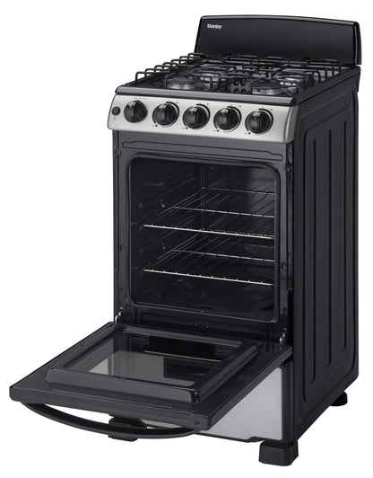 DR203BSSGLP Danby 20" Wide Gas Range in Stainless Steel