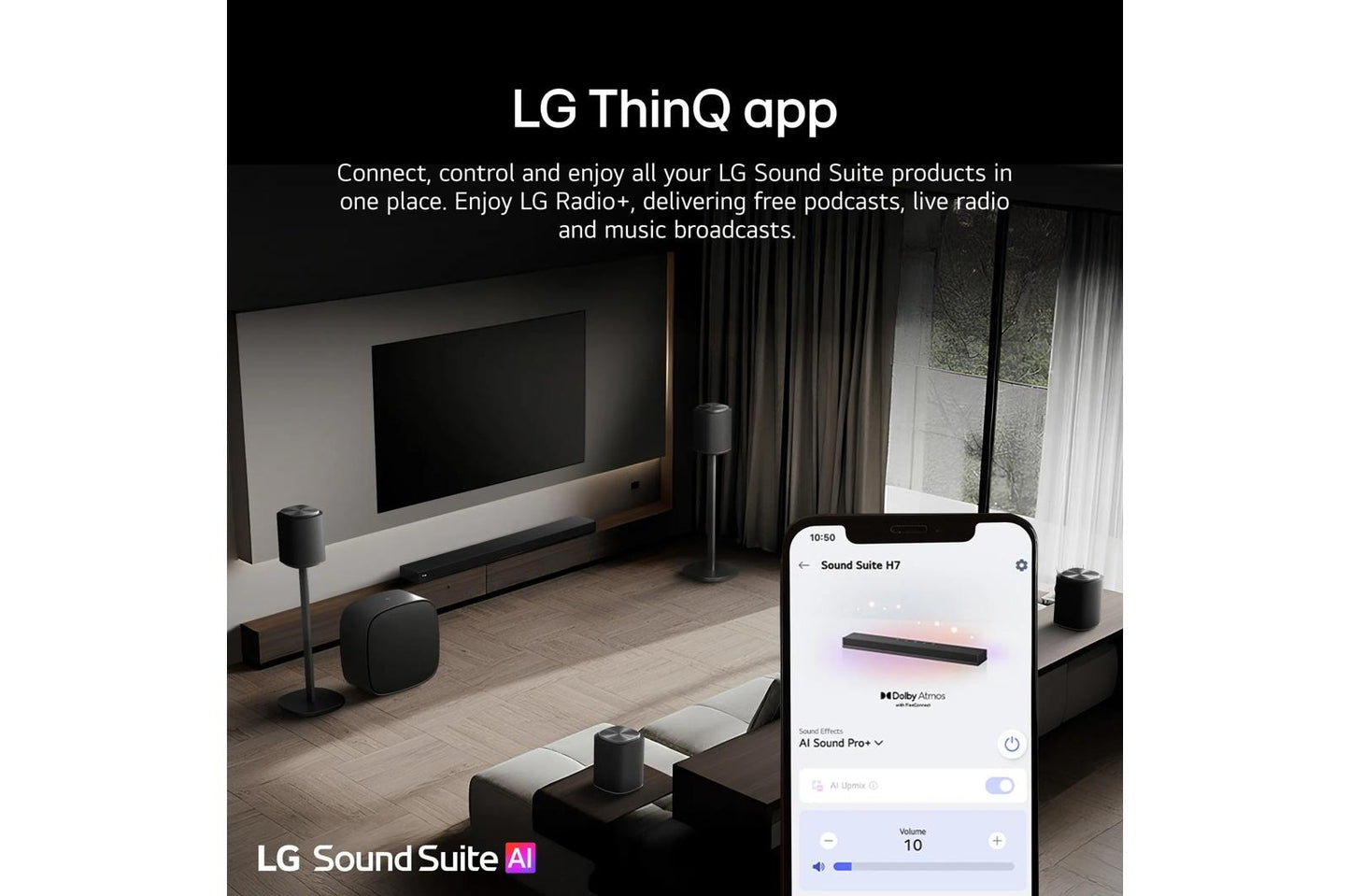 Lg M7 Sound Suite M7  Wireless Speaker  Dolby Atmos FlexConnect  Premium Spatial Audio