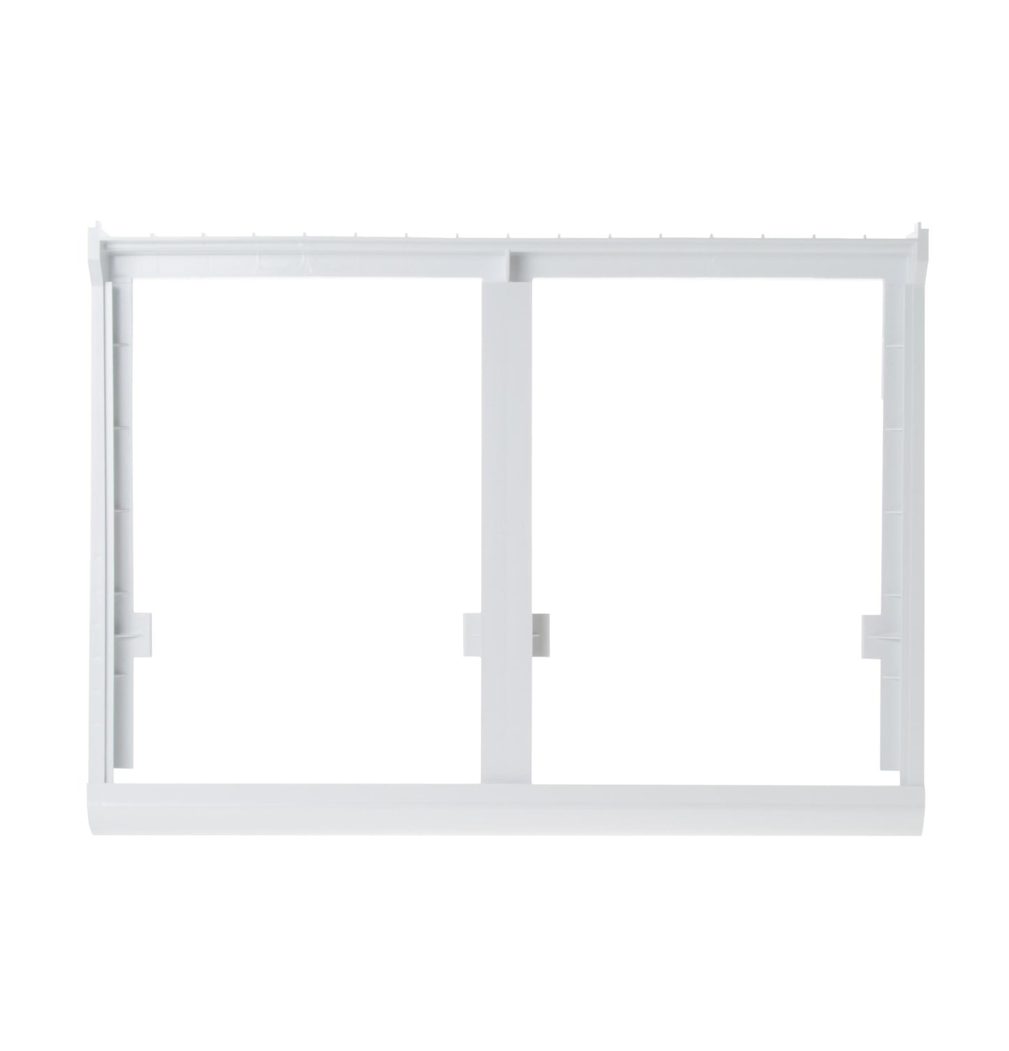 Ge Appliances WR32X10537 Fruit and Vegetable pan frame & slides glass not included.