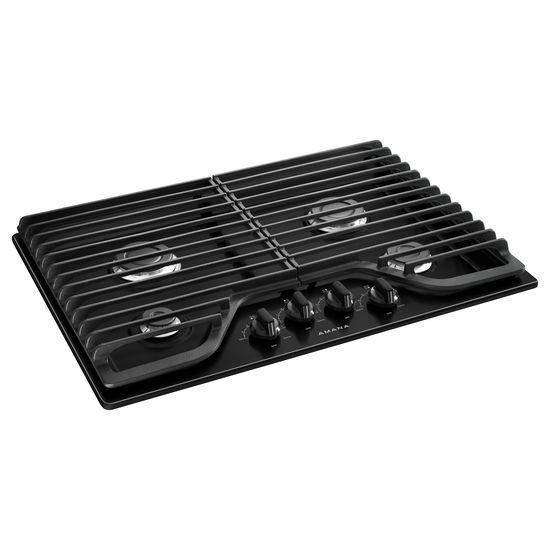 Amana® 30-inch Gas Cooktop with 4 Burners - Black