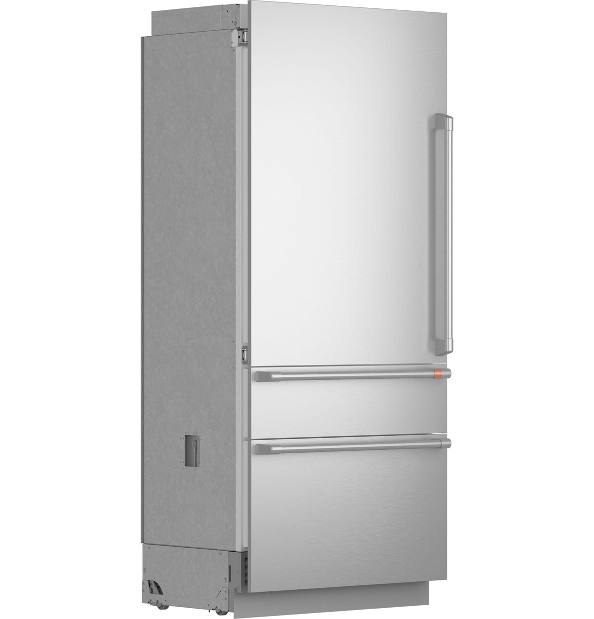 CIC36LK6ZII CAFE™ 36" Panel-Ready Integrated Bottom-Freezer Refrigerator - Left Swing