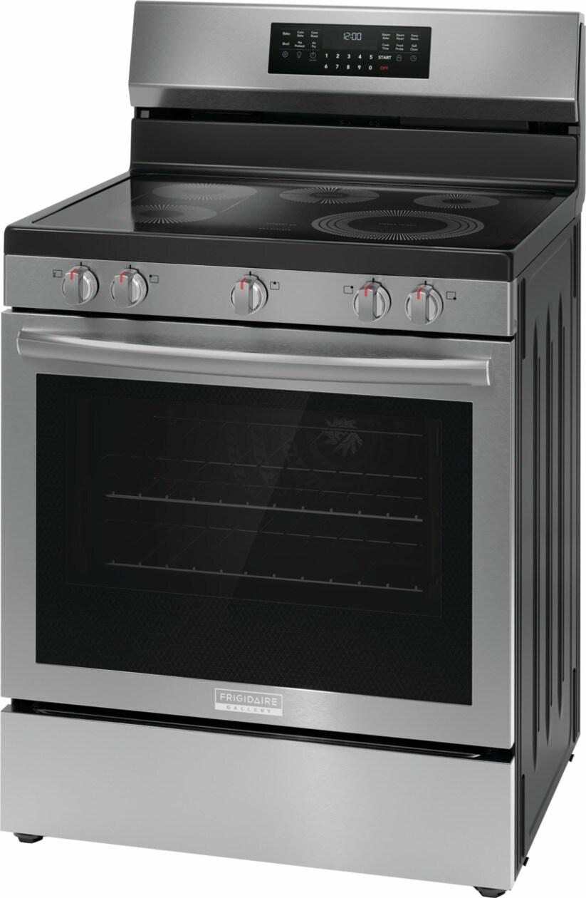Frigidaire GCRE3060BF 30" Rear Control Electric Range with Total Convection
