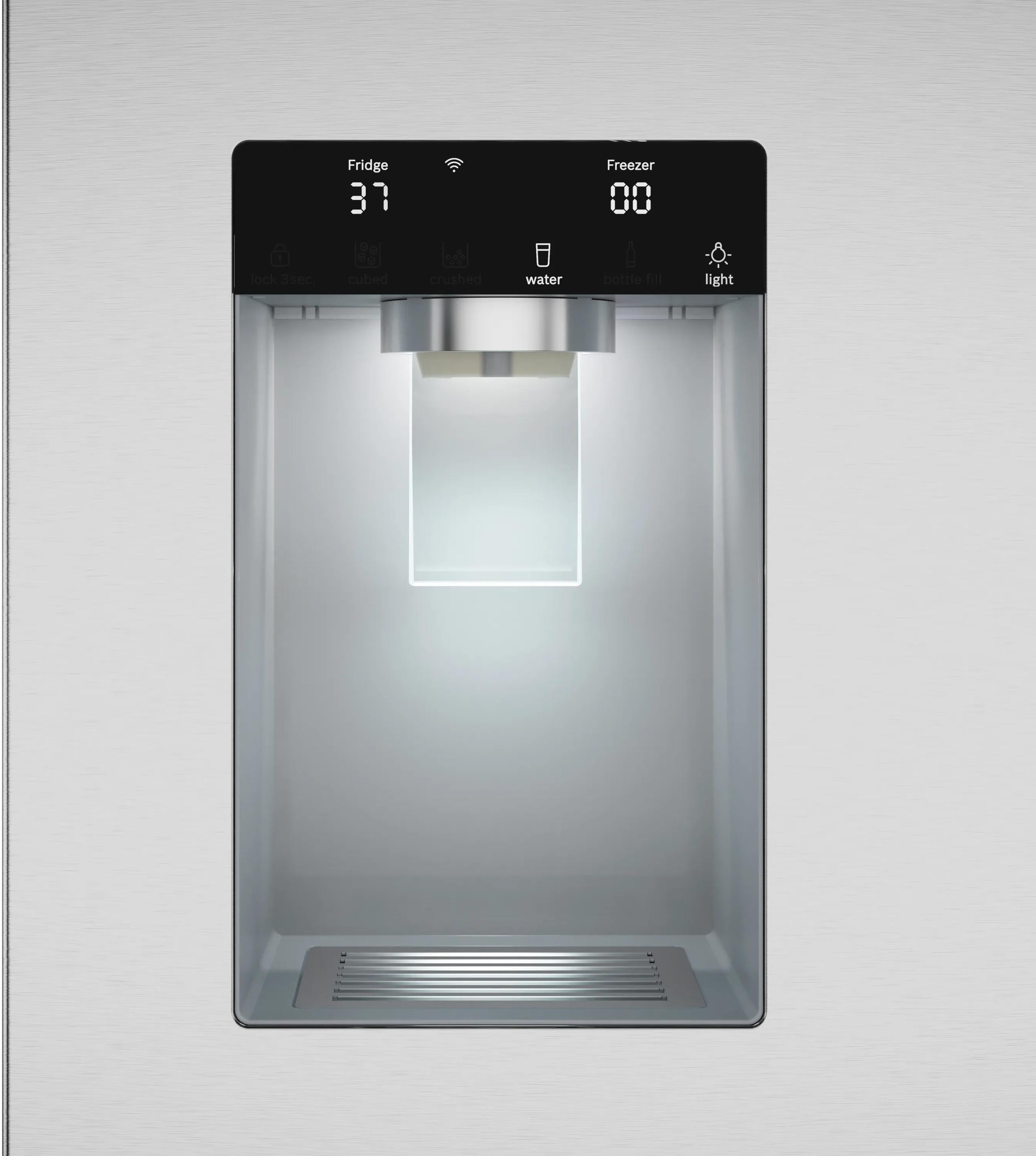 Bosch B36CD10ENS 100 Series French Door Bottom Mount Refrigerator 36" Stainless steel (with anti-fingerprint), Total No Frost