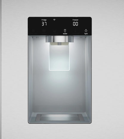 Bosch B36CD10ENS 100 Series, French Door Bottom freezer, multi door, 36'', Brushed steel (with anti-fingerprint), Total No Frost