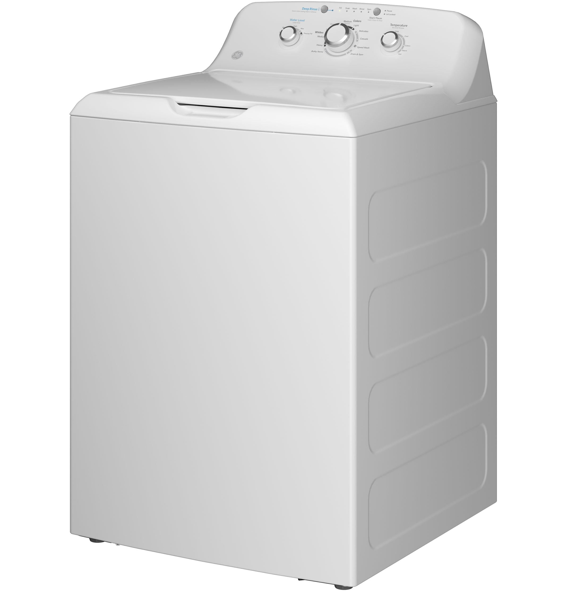 GTW325ASWWW GE® 4.0 cu. ft. Capacity Washer with Stainless Steel Basket and Water Level Control&#x200B;