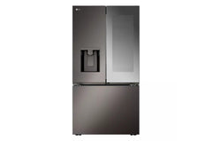 Lg 31 cu. ft. Smart Standard-Depth MAX™ French Door Refrigerator with Four Types of Ice and Mirror InstaView®