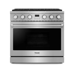 ARG36 Thor Kitchen 36-inch Gas Range - Contemporary Professional - Arg36