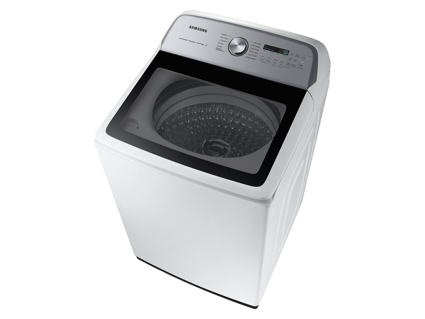 Samsung WA55CG7100AW Top Load Washer Super Speed Wash  Active WaterJet  5.5 cu.ft.
