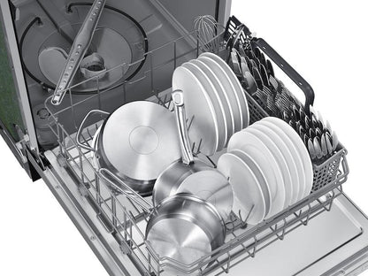 Samsung DW80CG4051SRAA AutoRelease 51dBA Fingerprint Resistant Dishwasher with 3rd Rack in Stainless Steel