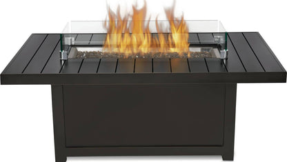 Napoleon Bbq STTR1BZ St. Tropez Rectangle Patioflame Table Fire Table , Propane, Bronze