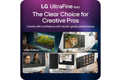 Lg 32U990AS 32 Inch UltraFine™evo 6K Nano IPS Black Monitor with Thunderbolt™ 5
