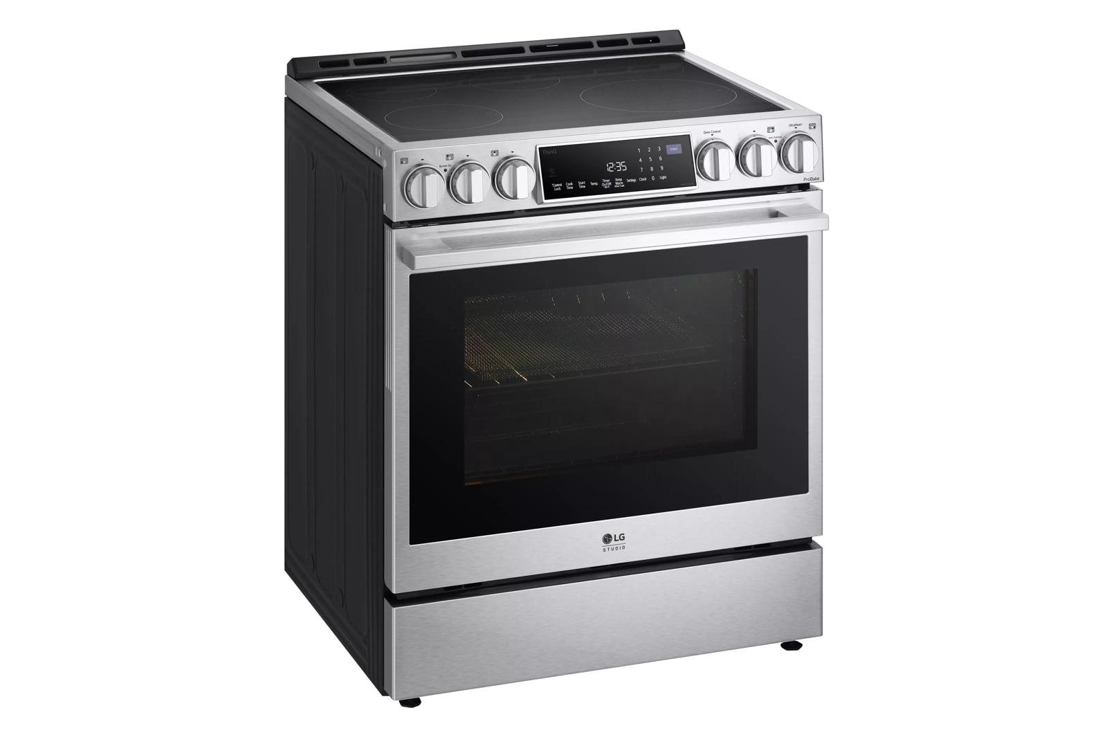 LG STUDIO 6.3 cu. ft. InstaView® Induction Slide-in Range with Air Fry and Air Sous Vide