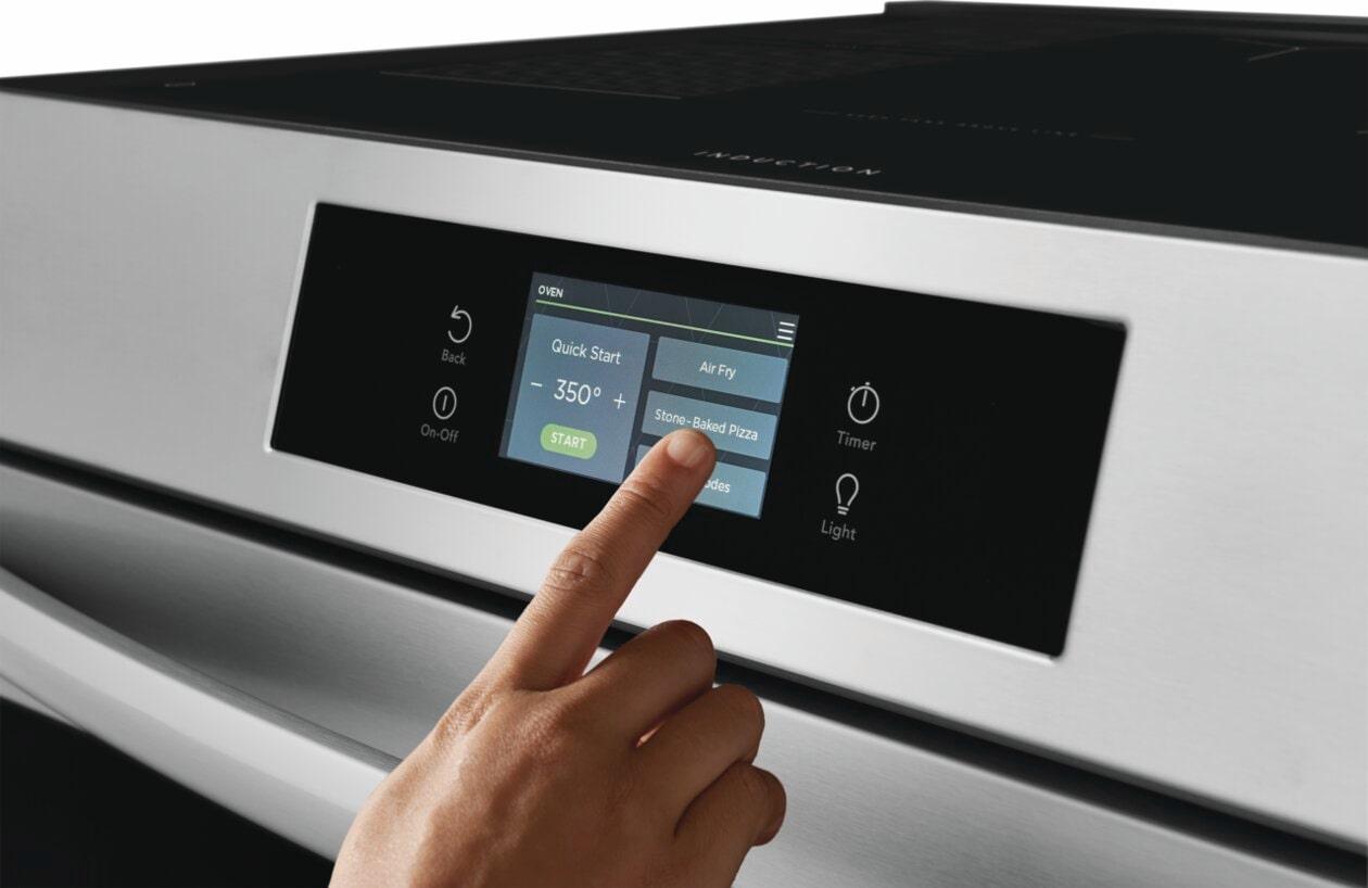 Frigidaire GCFI3070BF 30" Front Control Induction Range with Stone-Baked Pizza