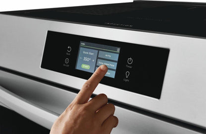 Frigidaire GCFI3070BF 30" Front Control Induction Range with Stone-Baked Pizza