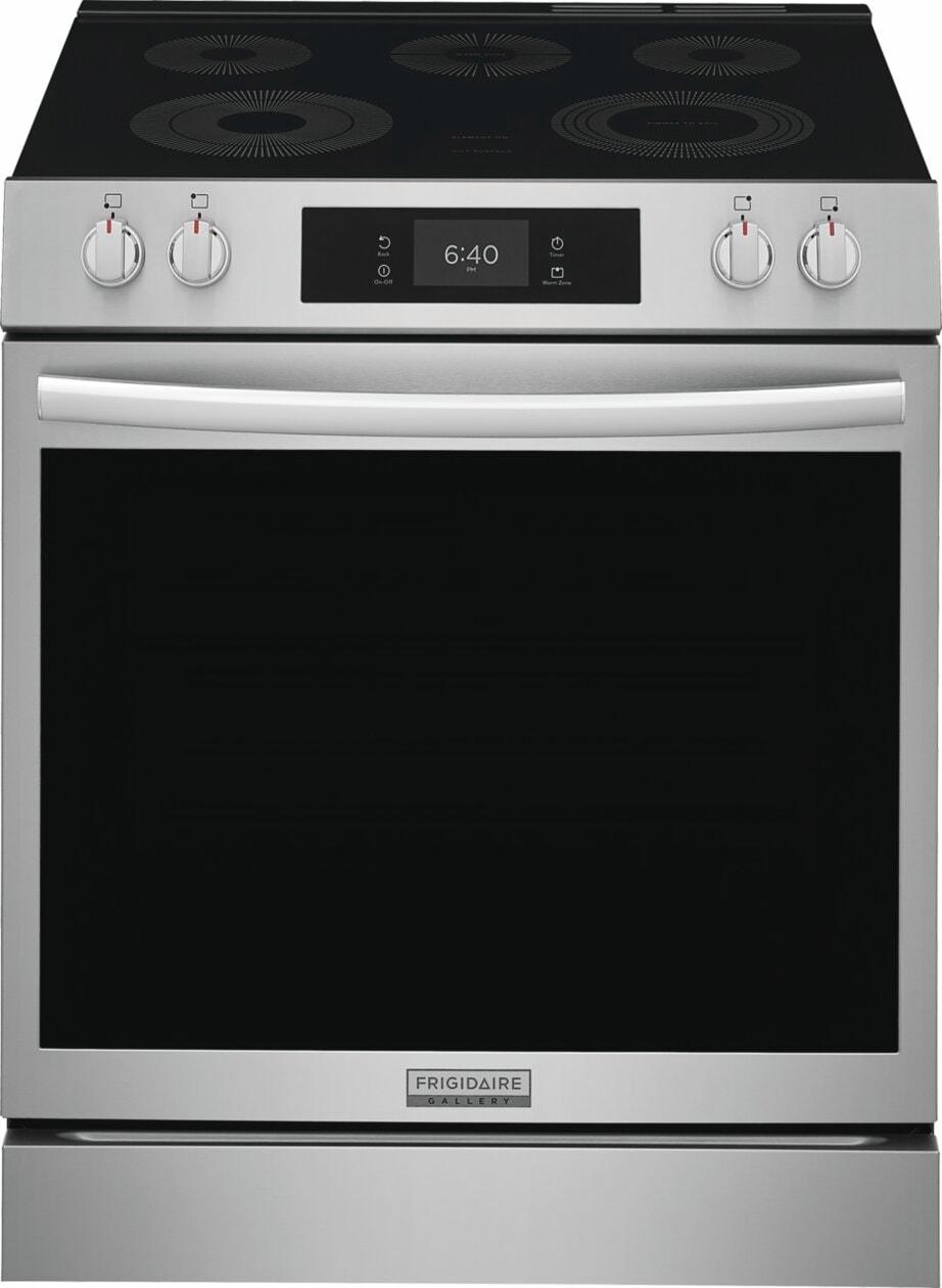 Frigidaire GCFE3070BF 30" Electric Range with Stone-Baked Pizza