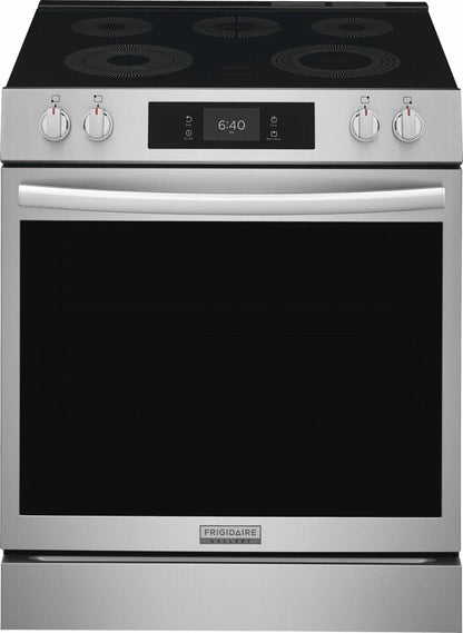 Frigidaire GCFE3070BF 30" Electric Range with Stone-Baked Pizza