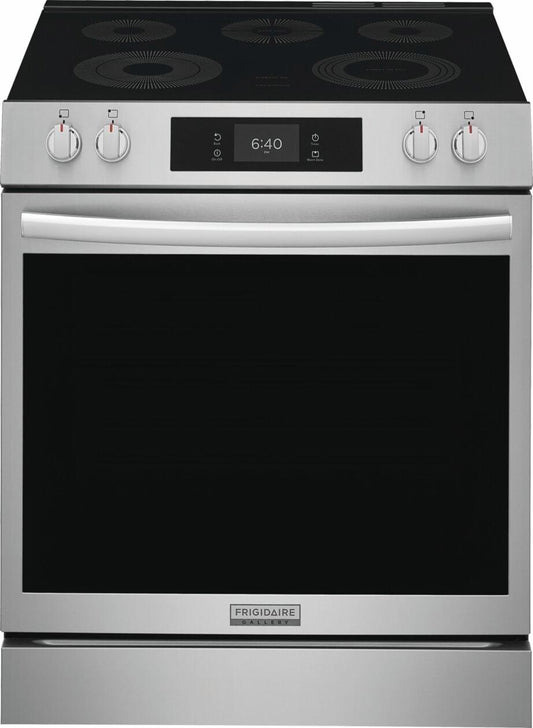 Frigidaire GCFE3070BF 30" Electric Range with Stone-Baked Pizza