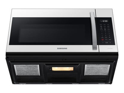 Samsung ME19CB704112 Bespoke Smart 1.9 cu. ft. Over-the-Range Microwave with Sensor Cook in White Glass