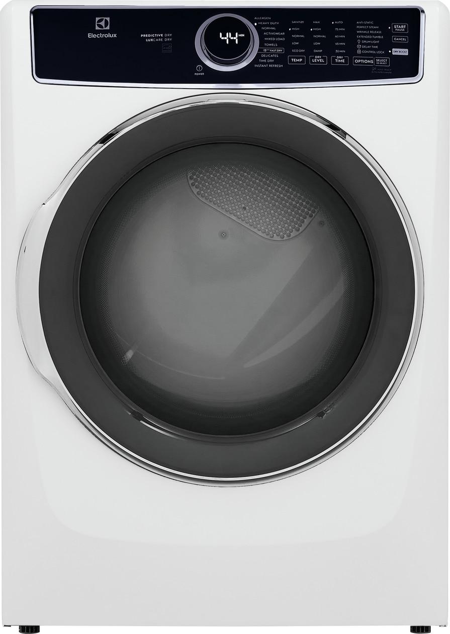 ELFG7537AW Electrolux Front Load Perfect Steam™ Gas Dryer with Predictive Dry™ and Instant Refresh - 8.0 Cu. Ft.