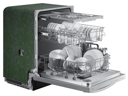 Samsung DW80CG4051SRAA AutoRelease 51dBA Fingerprint Resistant Dishwasher with 3rd Rack in Stainless Steel