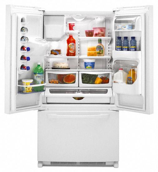 25 cu. ft. French Door Refrigerator(White)