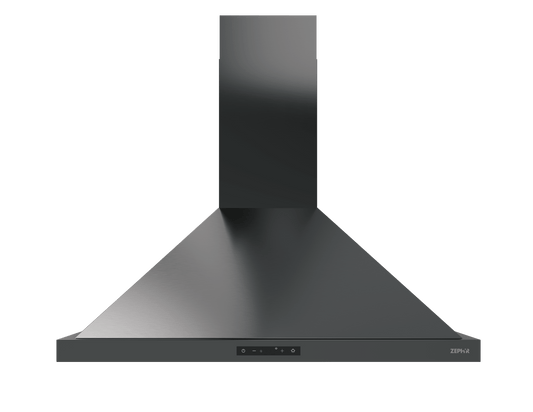 Zephyr ZOME30BBS Ombra, Wall, 30", Black SS, 600 CFM