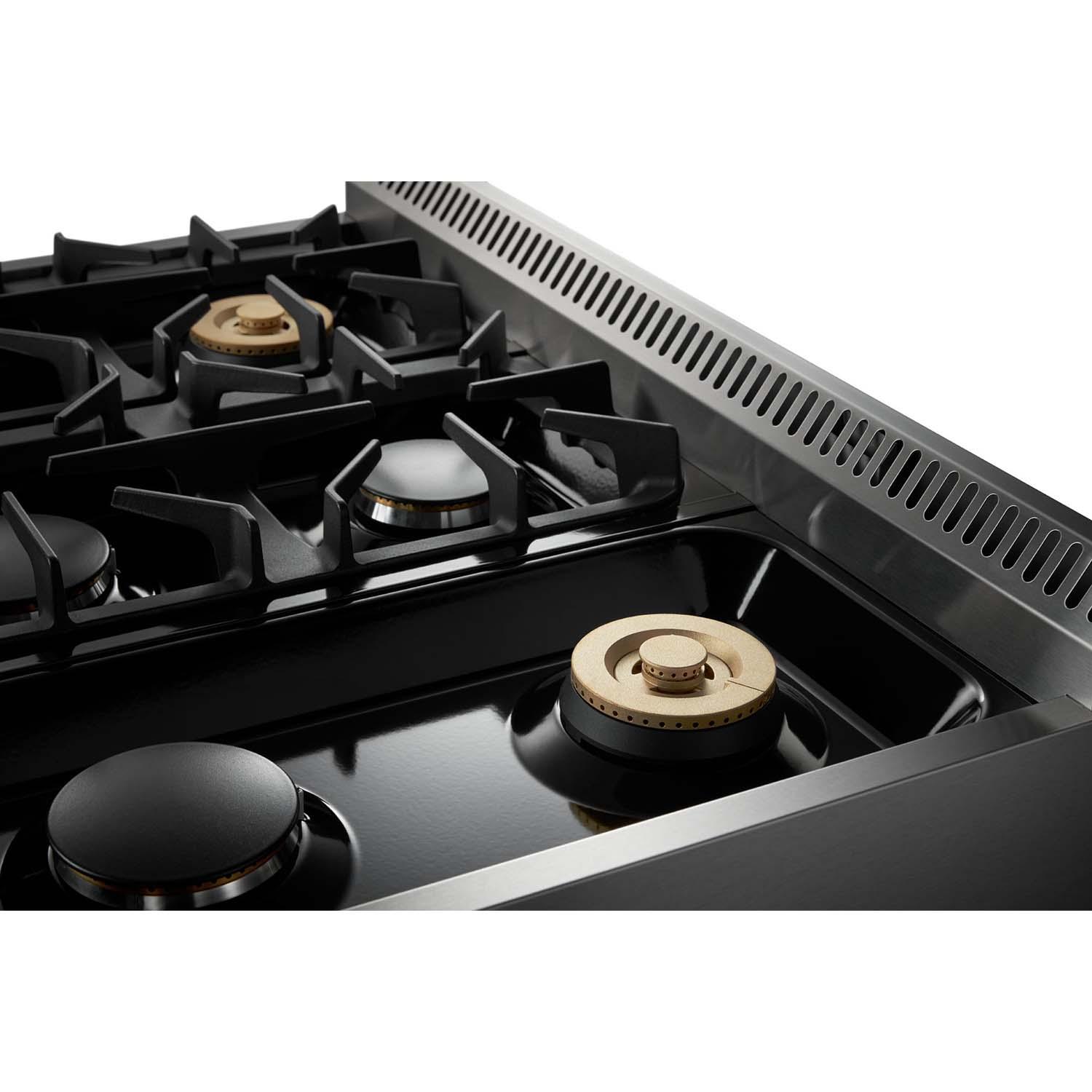 HRD3606ULP Thor Kitchen 36-inch Professional Dual Fuel Liquid Propane Range - Hrd3606ulp