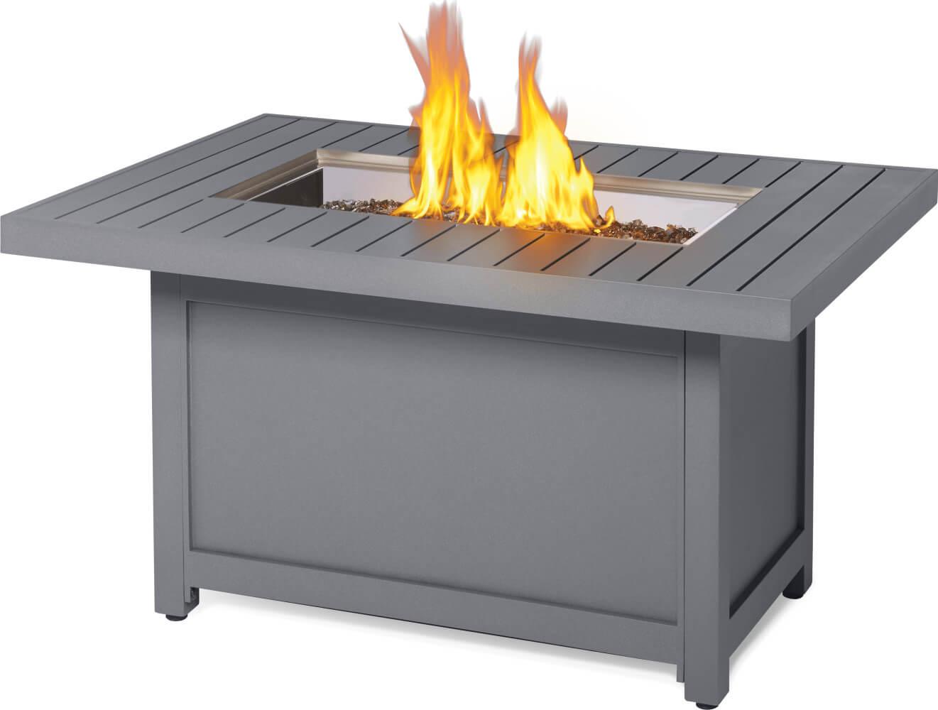 Napoleon Bbq HAMP1GY Hamptons Rectangle Patioflame Table Fire Table , Propane, Grey