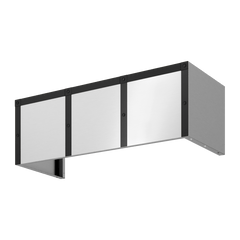 Zephyr BKDC14812AMB Duct Cover Banding Kit, 48in x 12in, Matte Black