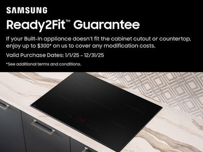 Samsung CC70F36S2D 36" Induction Cooktop with Anti-Scratch Matte Glass and Sync Burners in Black