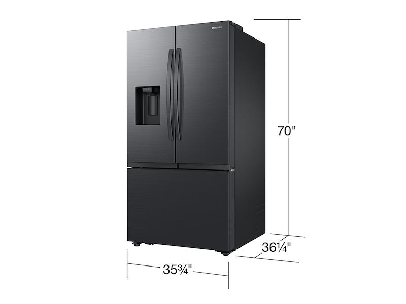 Samsung RF32CG5400MTAA 31 cu. ft. Mega Capacity 3-Door French Door Refrigerator with Four Types of Ice in Matte Black Steel