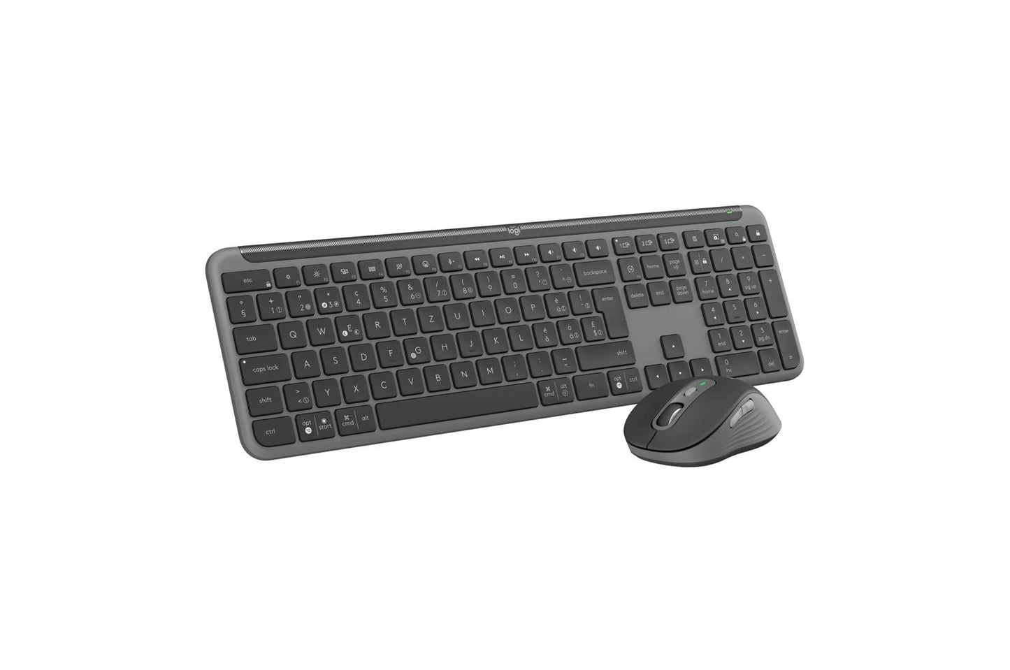 Lg 920013271 Logitech Signature Slim MK955 Combo for Business, Copilot Edition, Wireless Keyboard and Mouse, Graphite