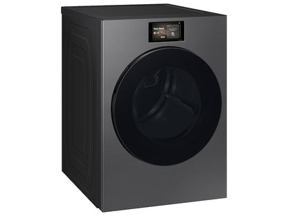 Samsung DV90F53AGS 7.6 cu. ft. Bespoke AI Ultra Capacity Front Load Gas Dryer with AI Home and AI OptiDry+ in Dark Steel