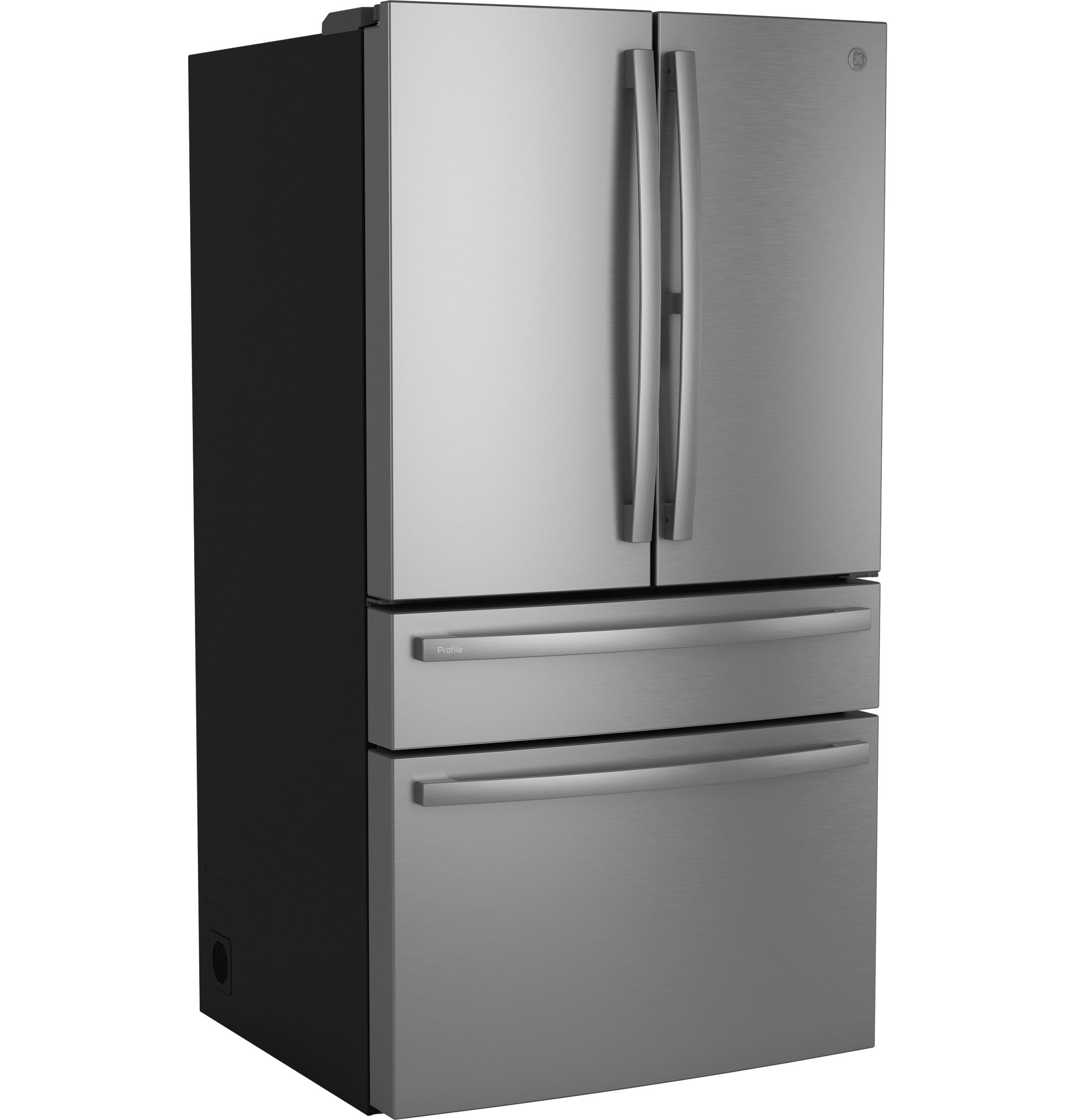 PGD29BYTFS GE Profile™ Series ENERGY STAR® 29 Cu. Ft. Smart Fingerprint Resistant 4-Door French-Door Refrigerator with Door In Door