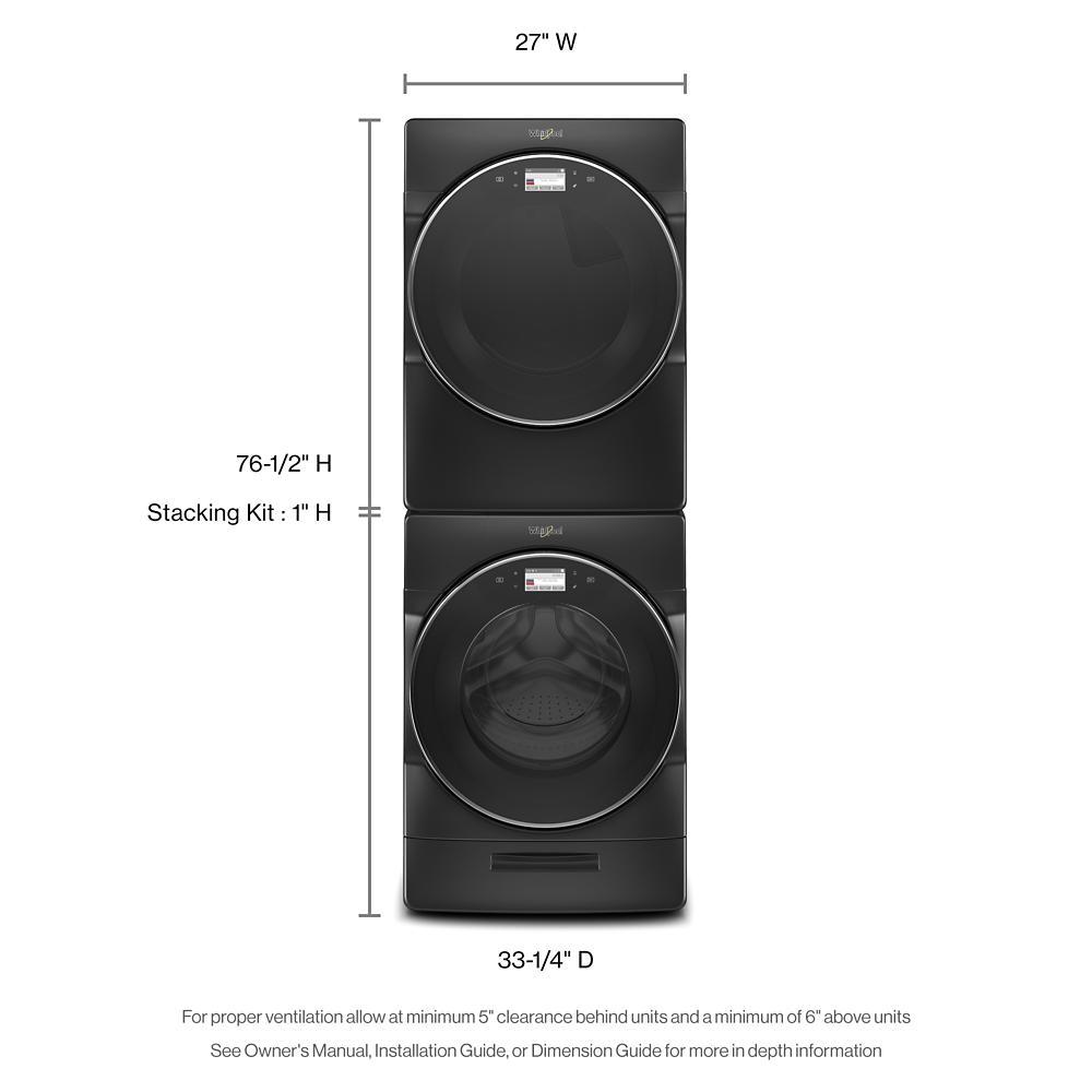 Whirlpool WED9620HBK 7.4 cu. ft. Smart Front Load Electric Dryer