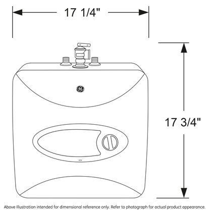 GE06P08BAR GE® 6 Gallon Electric Point of Use Water Heater