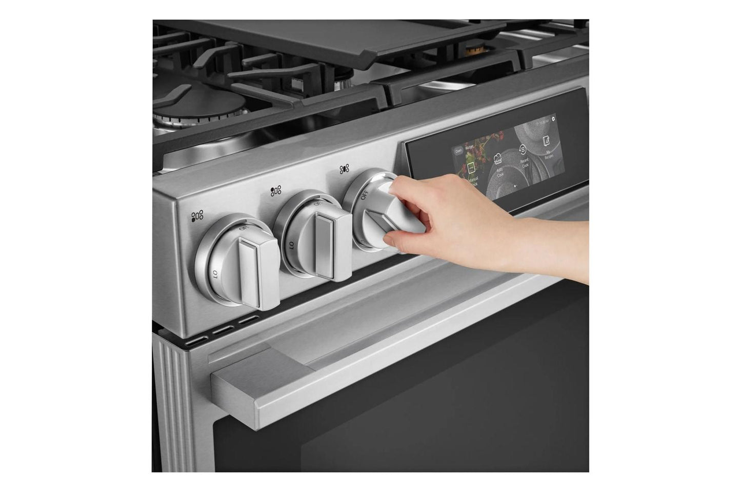 LSGU6339X LG SIGNATURE 6.3 cu. ft. Smart Gas Slide-In Range with Dynamic ProBake Convection®, Air Fry, Air Sous Vide, Pizza mode and AI Gourmet Camera