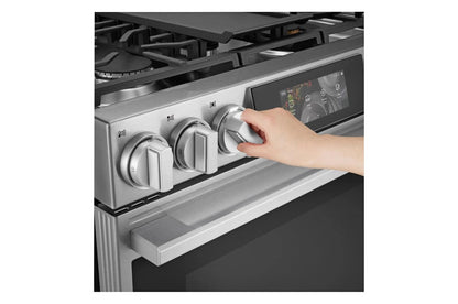 LSGU6339X LG SIGNATURE 6.3 cu. ft. Smart Gas Slide-In Range with Dynamic ProBake Convection®, Air Fry, Air Sous Vide, Pizza mode and AI Gourmet Camera