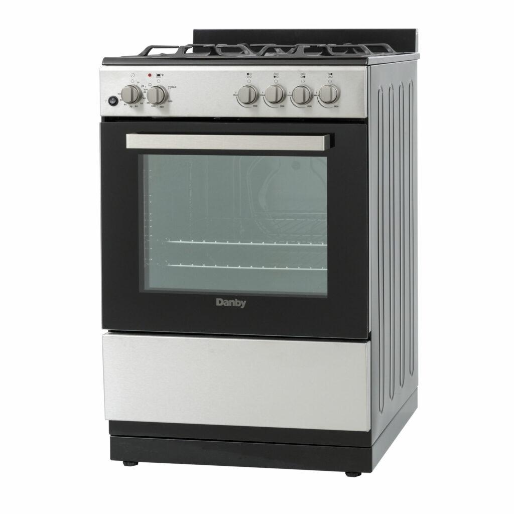 DR24V1BSSGLP Danby 24" Wide Gas Range in Stainless Steel