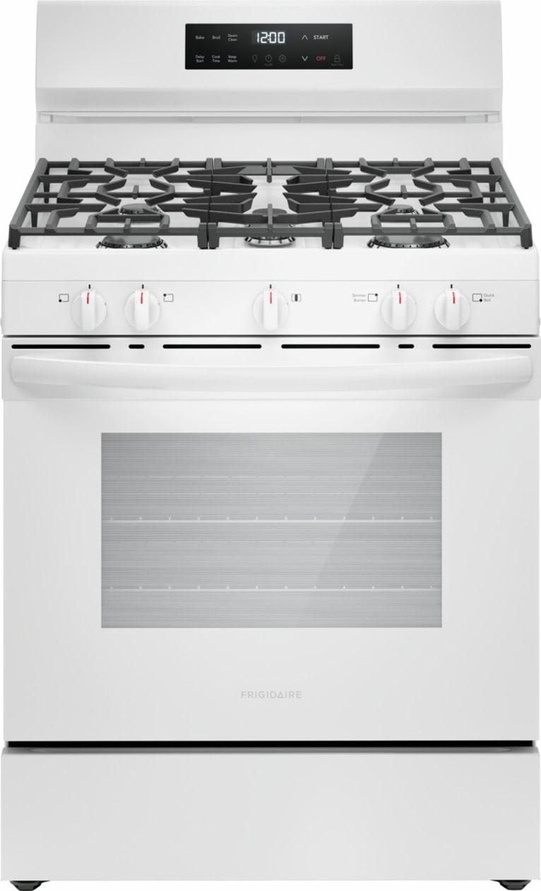 Frigidaire FCRG3062AW 30" Gas Range with Quick Boil