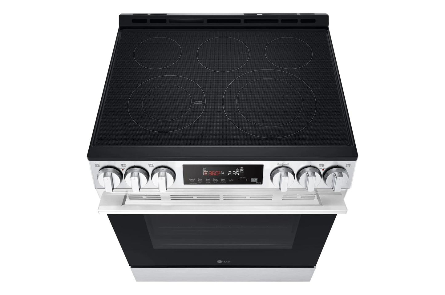 Lg LSEL6333XE 6.3 cu ft. Smart Electric Slide-in Range with Air Fry & EasyClean®