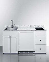 Summit CALDERAWH33ISINKL Turnkey Caldera Kitchen, ADA-compliant